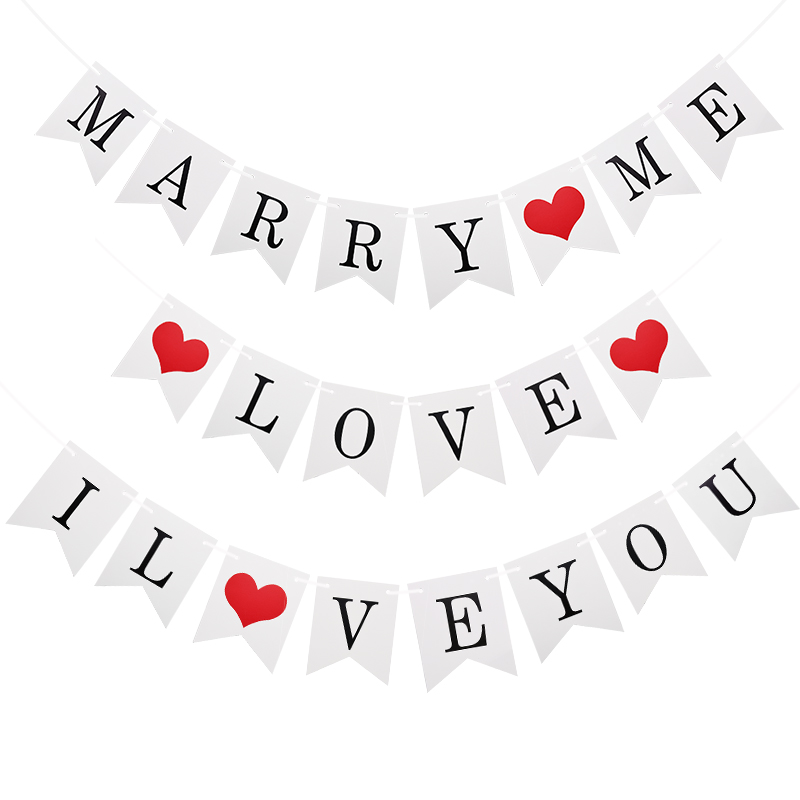 Wedding Supply Rentals - Свадебный баннер-гирлянда «Свадьба!», реквизит для фотозоны