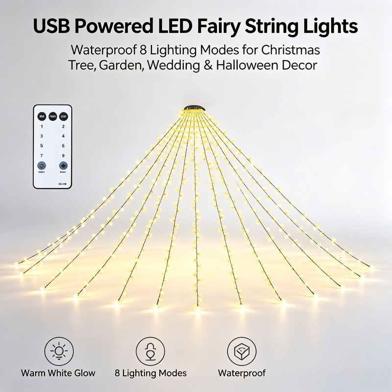 Светодиодные гирлянды USB, вод – обзор и цена Wedding Led