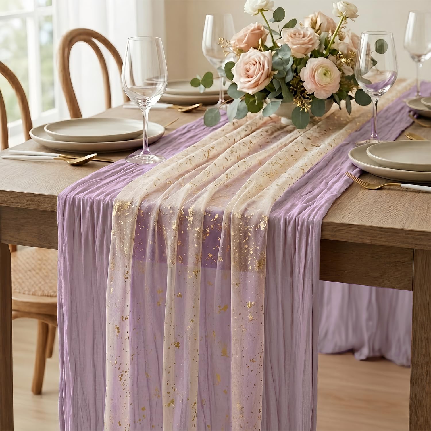 Набор из 2-х фиолетовых скатер – обзор и цена Wedding Supply Rentals
