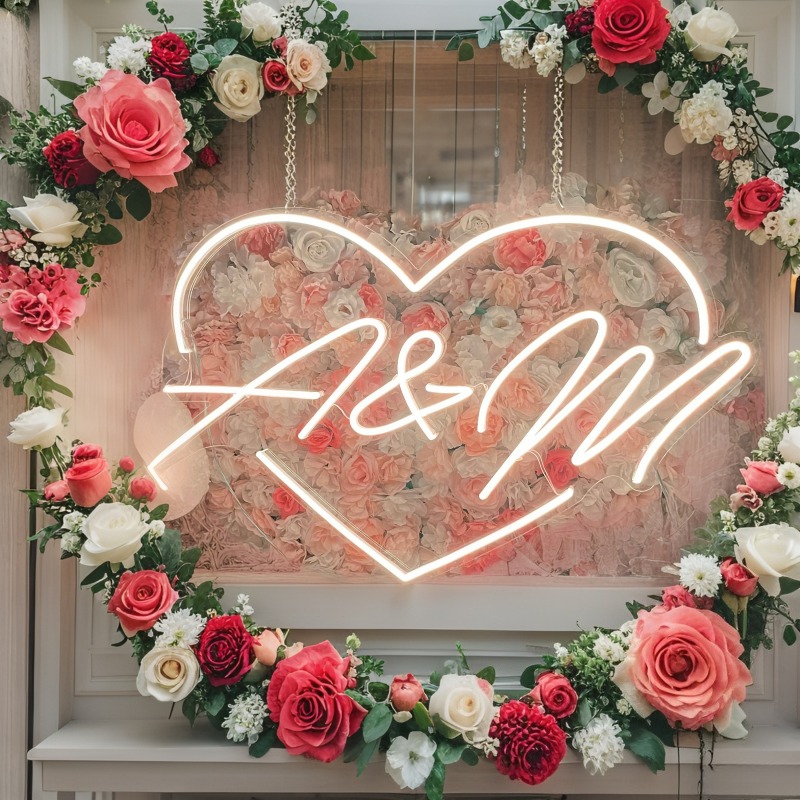 Светодиодная неоновая вывеска  – обзор и цена Wedding Led