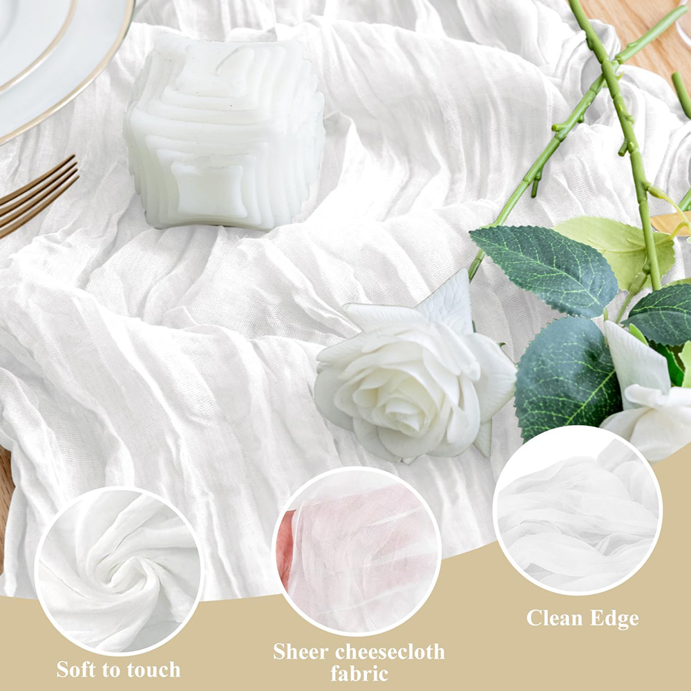 Белая марлевая дорожка для сто – обзор и цена Wedding Supply Rentals