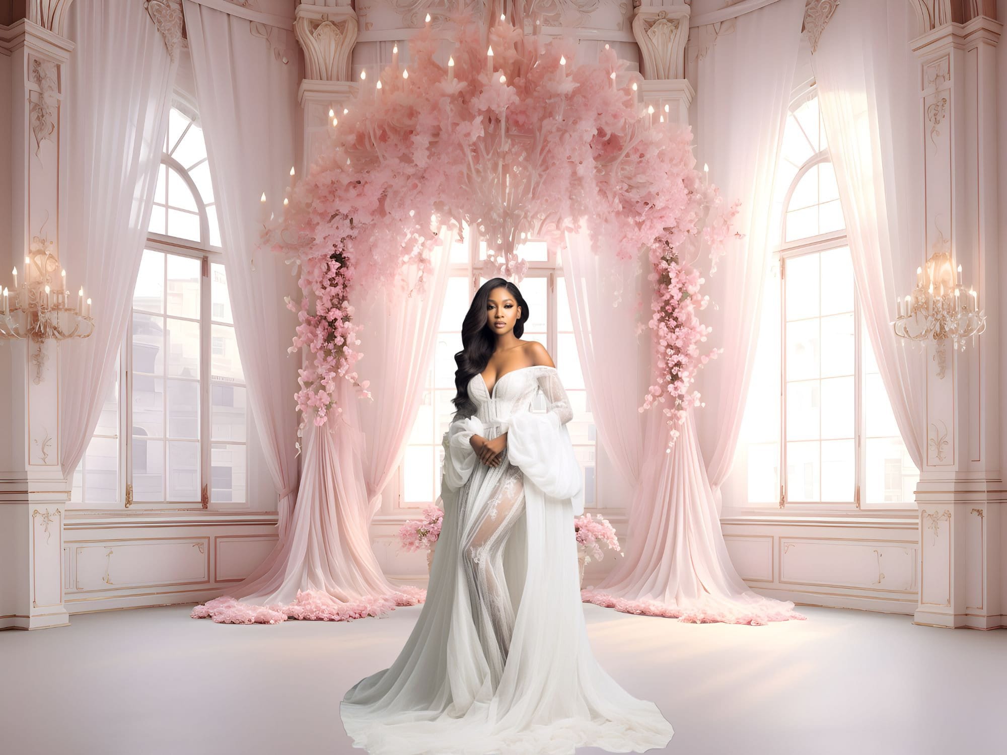 Розовый дворец цветочный фон д – обзор и цена Wedding Qq